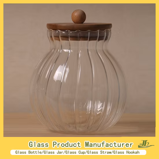 Customized High Borosilicate Hexagon, Square, Round Honey/Jam/Pickle/Coffee/Candle/Mason/Pudding/Yogurt/Tea/Kitchen Food Storage Clip-on Glass Jar Manufacturer