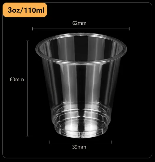 30ml-1000ml Food Storage Round Glass Jar with Plastic Lid